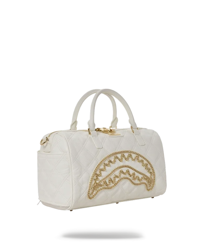 RIVIERA LE BLANC MINI Borsoni A FORMA DI SQUALO CON CATENA D'ORO