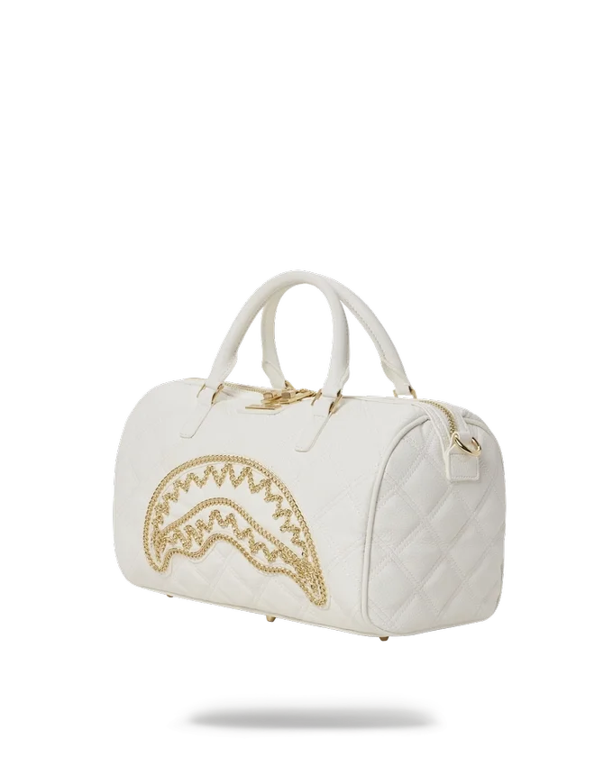 RIVIERA LE BLANC MINI Borsoni A FORMA DI SQUALO CON CATENA D'ORO