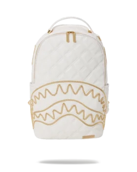 RIVIERA LE BLANC Zaino con catena Shark dorata (DLXV)
