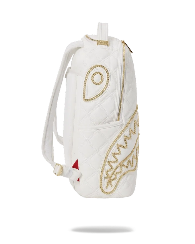 RIVIERA LE BLANC Zaino con catena Shark dorata (DLXV)