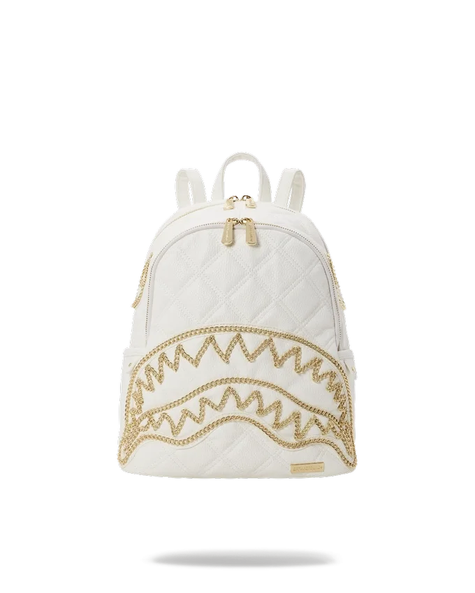 RIVIERA LE BLANC Zaino Shark Savage con catena d'oro