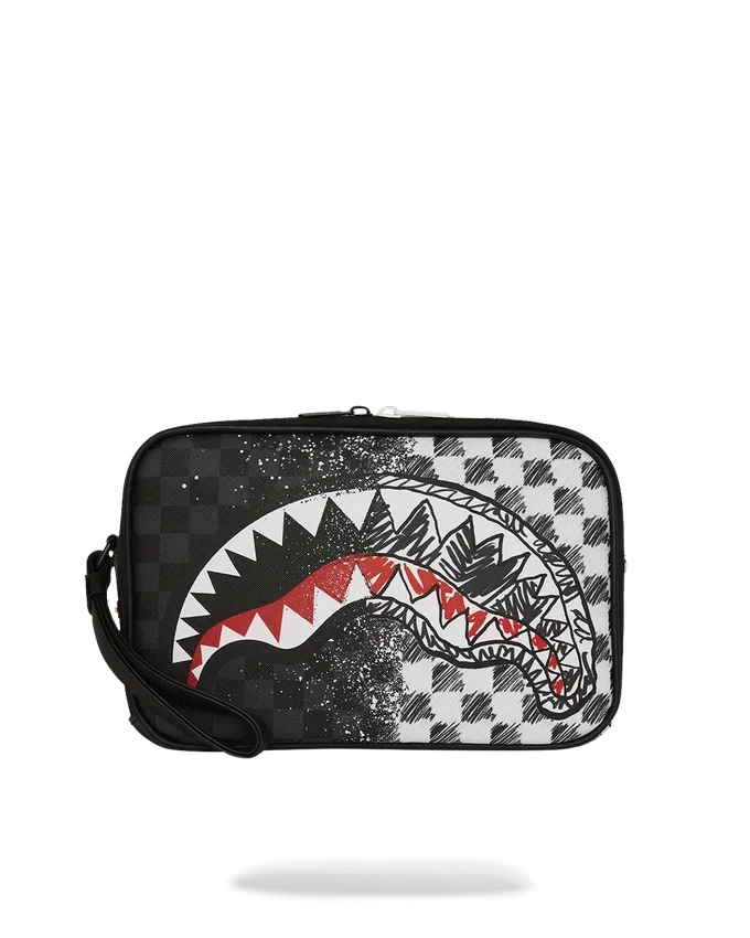 SCRIBBLE DRIBBLE CHECK - Beauty Case
