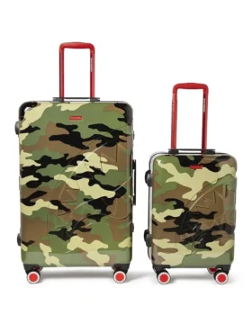 SET DI VALIGERIA JUNGLE PARIS DA 2 PEZZI (BAGAGLIO A MANO E BAGAGLIO DA VIAGGIO)