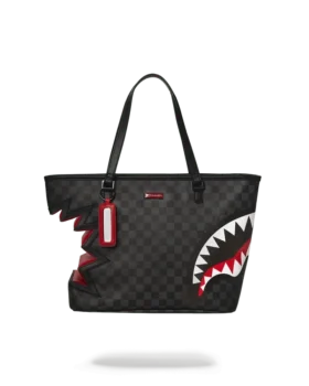 SHARK BITE SHARKS IN PARIS GRAY TOTE