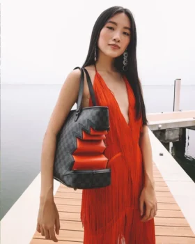 SHARK BITE SHARKS IN PARIS GRAY TOTE