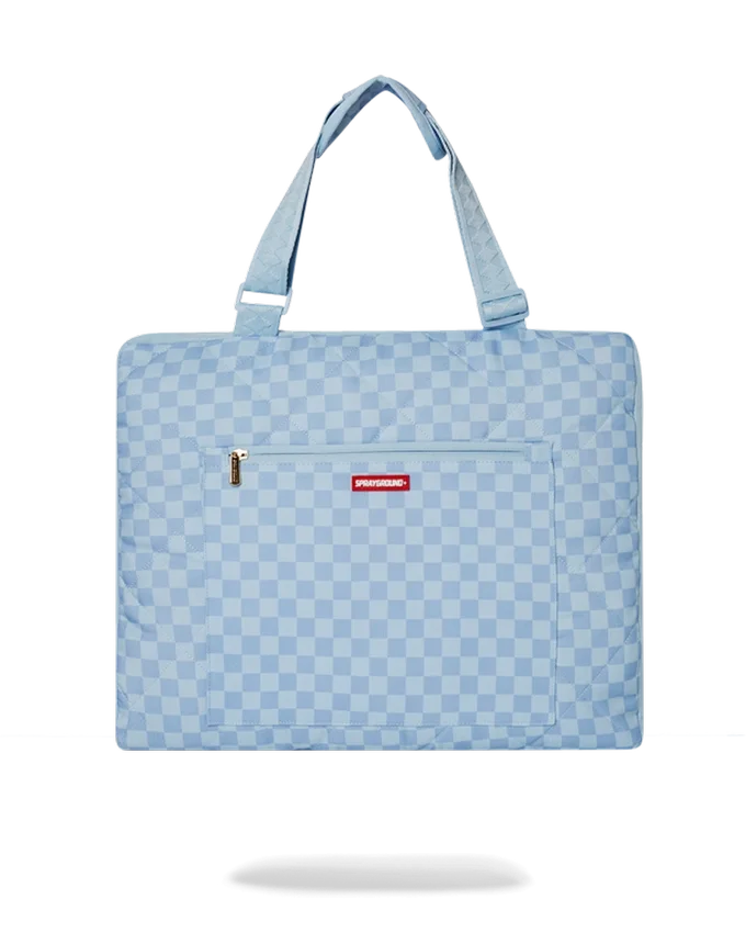 SHARK ISLAND TAPPETINO DA SPIAGGIA PIEGHEVOLE E COPERTA BORSA TOTE CONVERTIBILE RESISTENTE ALL'ACQUA