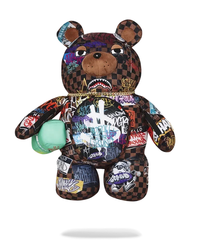 SHARKS IN PARIS Zaino "Moneybear" a forma di orsacchiotto di RIZZ