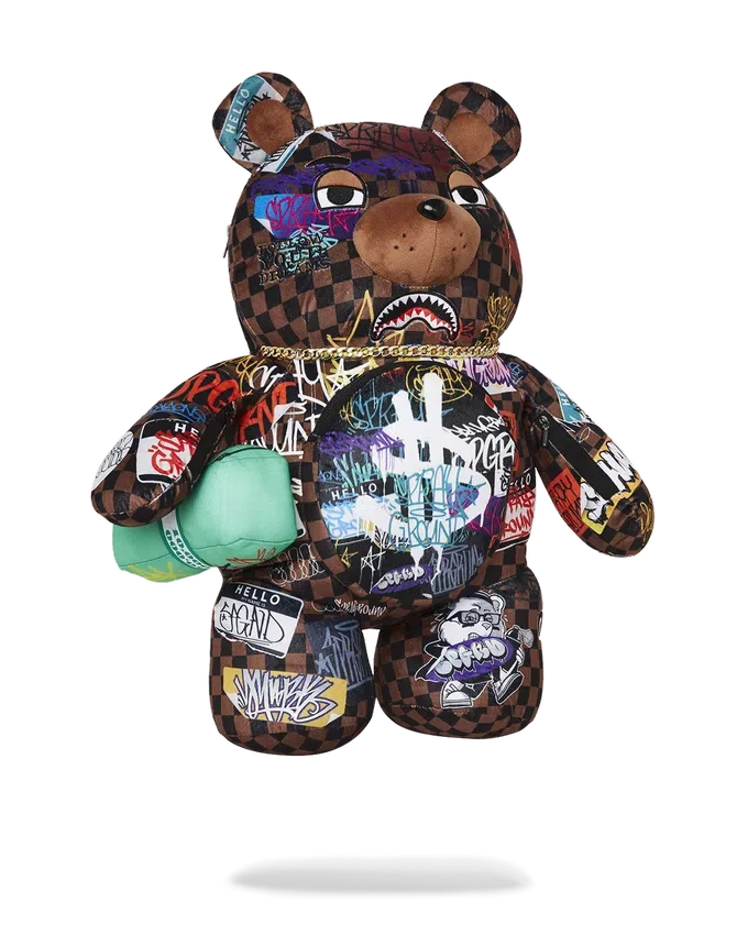 SHARKS IN PARIS Zaino "Moneybear" a forma di orsacchiotto di RIZZ