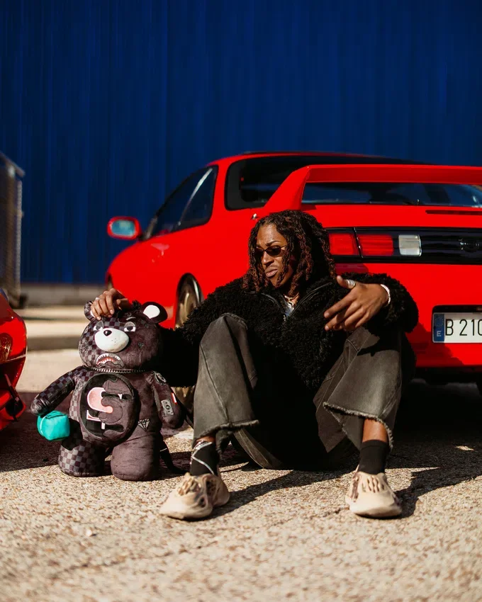 SPEED SHARK SIDE SWIPE MONEYBEAR Teddy Bear Zaino a forma di orsacchiotto