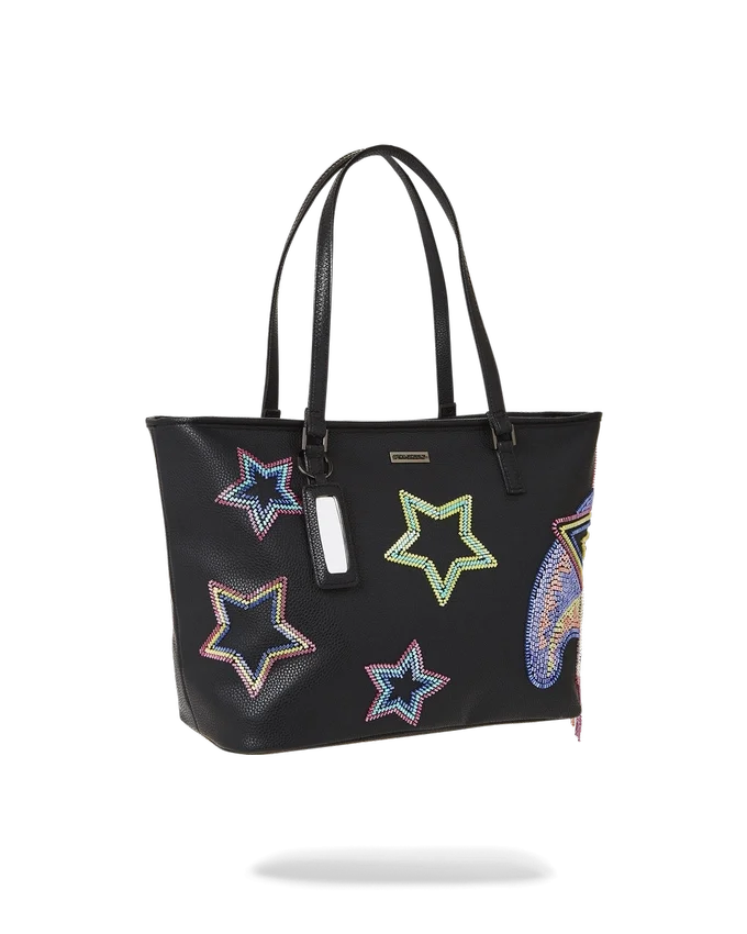 STAR RACER A.I.7 SANDFLOWER COLLAB BEADED TOTE