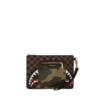 TASCA ESTERNA CON CERNIERA DORATA SHARKS IN PARIS CROSSOVER CLUTCH