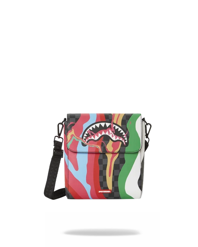 TRIPPY TAFFY BORSA A TRACOLLA GRANDE IN MONOSPALLA