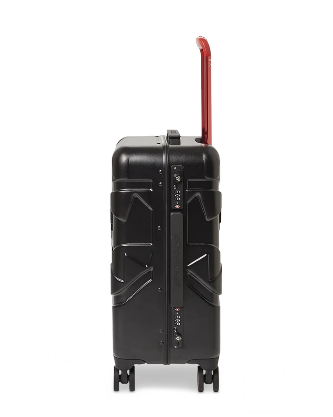 VALIGERIA A MANO CON SCARPA RIGIDA STAMPATA SHARKITECTURE NERO