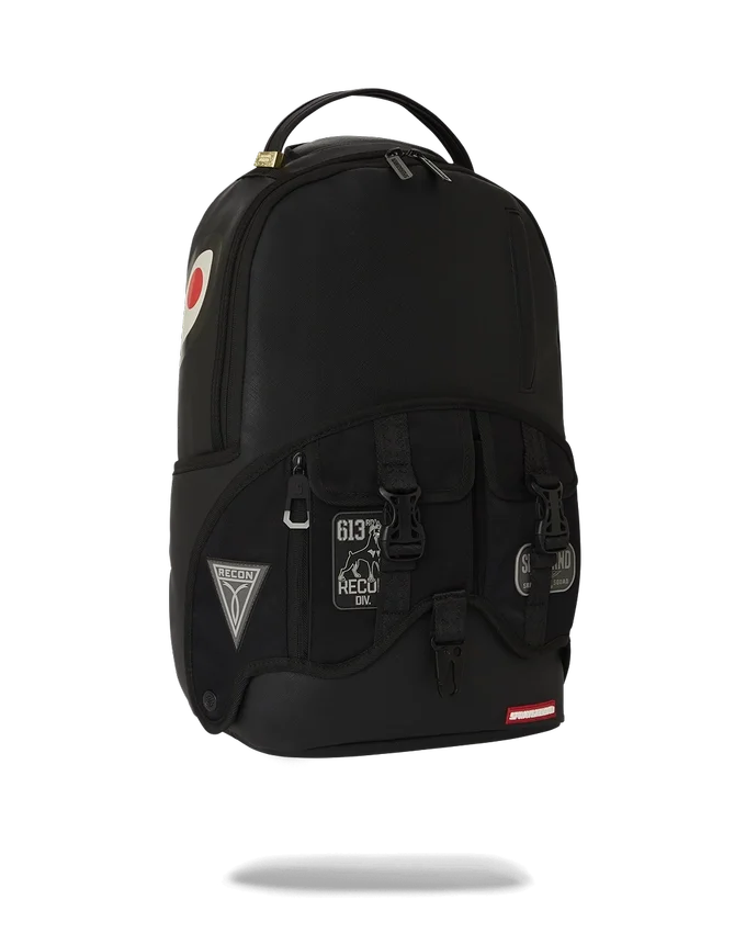 VELCRO SHARK - Zaino con 3 squali intercambIABILI (DLXV)