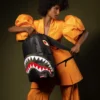 VELCRO SHARK - Zaino con 3 squali intercambIABILI (DLXV)