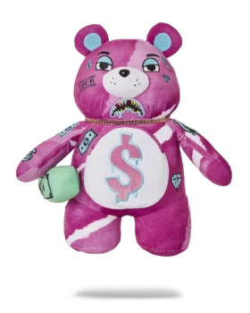 Zaini PINK PUNK MONEYBEAR TEDDYBEAR