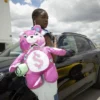 Zaini PINK PUNK MONEYBEAR TEDDYBEAR