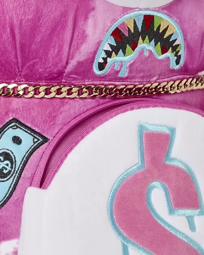 Zaini PINK PUNK MONEYBEAR TEDDYBEAR