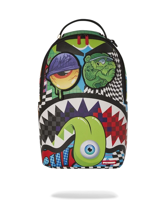 Zaini PSYCHO WORLD OF FUN (CON BANDAGGI PER GLI OCCHI IN VELCRO RIMOVIBILI)