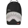 Zaini Shark Central a quadri crema e nero