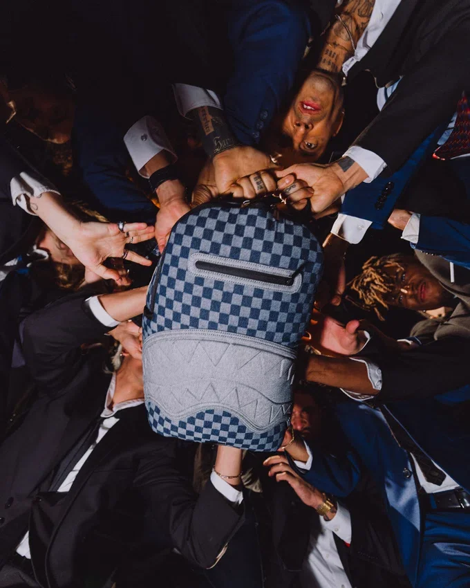 ZAINO ATELIER BLEU SHARKS IN PARIS