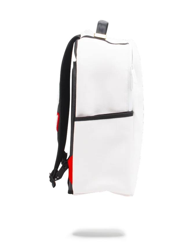 ZAINO BIANCO FAI DA TE SPRAYGROUND (PELLE VEGANA E FODERA INTERNA PER IL DENARO) E PENNE INCLUSI