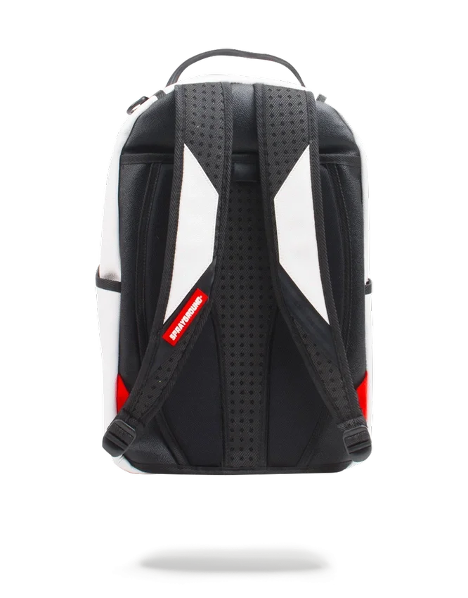 ZAINO BIANCO FAI DA TE SPRAYGROUND (PELLE VEGANA E FODERA INTERNA PER IL DENARO) E PENNE INCLUSI