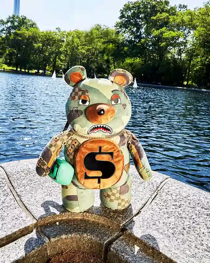 Zaino CAMOCHECK MONEYBEAR TEDDYBEAR