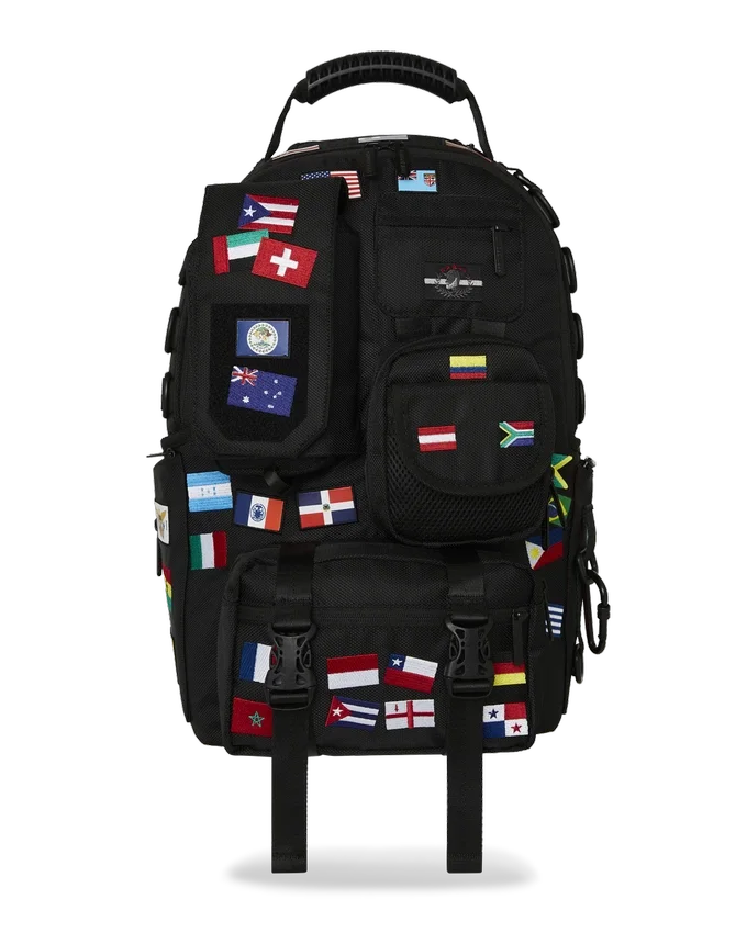Zaino cargo JAMES FIRST CLASS GLOBAL FLAGS SPECIAL OPS