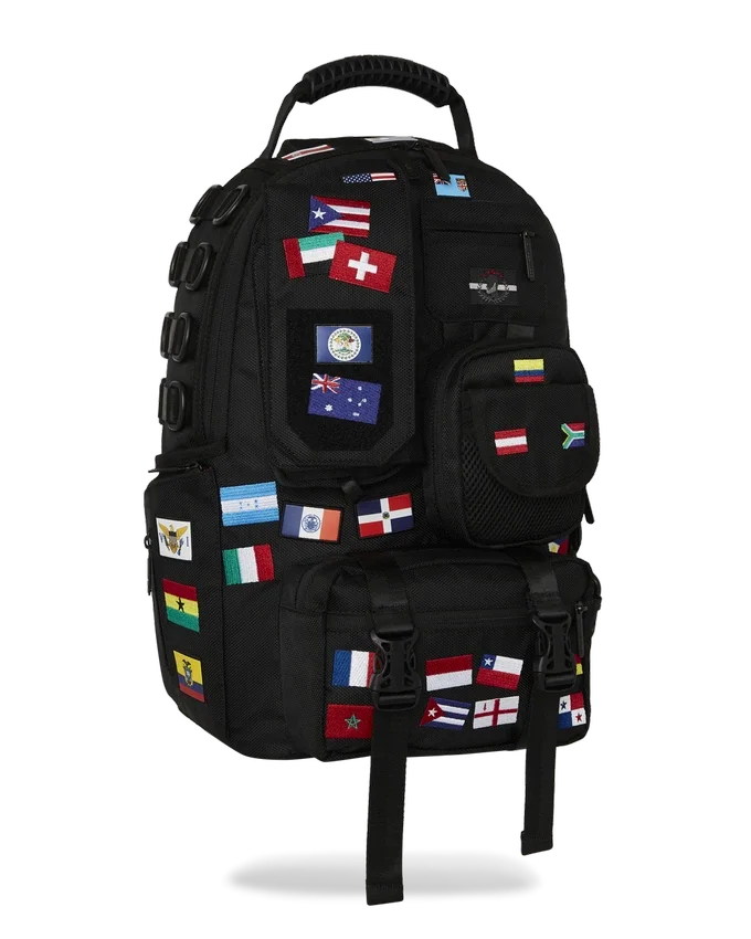 Zaino cargo JAMES FIRST CLASS GLOBAL FLAGS SPECIAL OPS