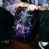 ZAINO CAZZU IRIDESCENTE CUT & SEW CON RAGNO, TESCHIO E SHARK (DLXV)