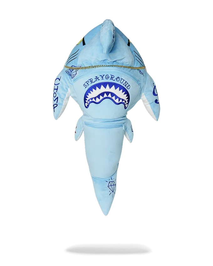 ZAINO CON CAPPUCCIO STUFFED SAVAGE A FORMA DI SHARK