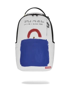 Zaino con stampa artistica “Big Blue Purse” di Keith Haring