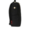 Zaino con strisce da gara oro e nero