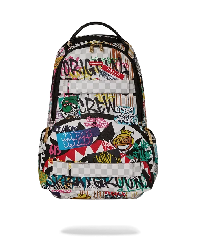 Zaino CREATE ANOTHER DAY con cinghia per skateboard