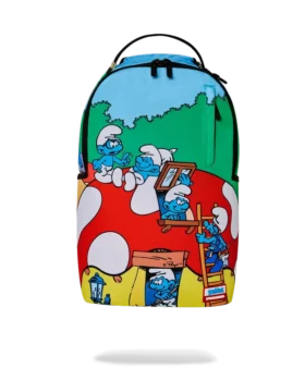 Zaino dei Puffi "Villaggio dei Funghi"
