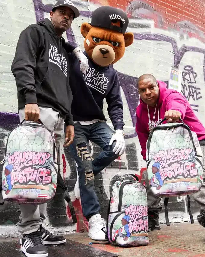 Zaino della collaborazione per il 30° anniversario "Hip Hop Hooray" di NAUGHTY BY NATURE