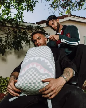 ZAINO DLX “KNIT SHARKS IN PARIS” COLORE CREMA