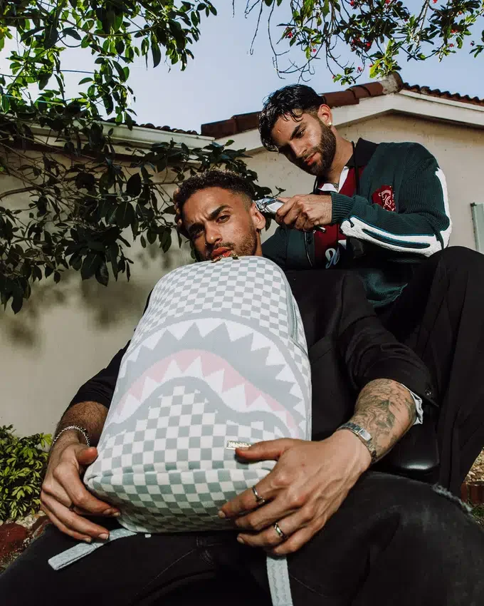 ZAINO DLX “KNIT SHARKS IN PARIS” COLORE CREMA