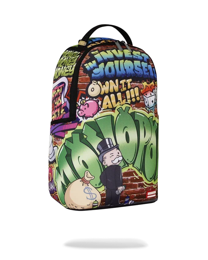 Zaino DLXR "GRAFFITI GOLD RUSH" di Monopoly