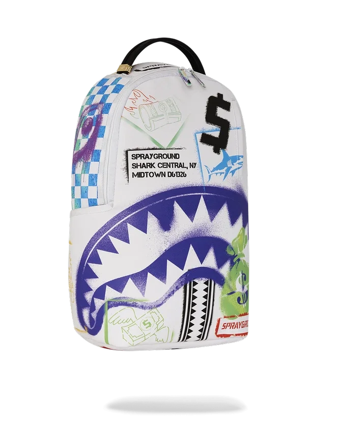 Zaino DLXSV "Shark Central Cut Out for Greatness"