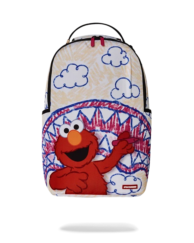 Zaino "Elmo's World - Shark Sketch"