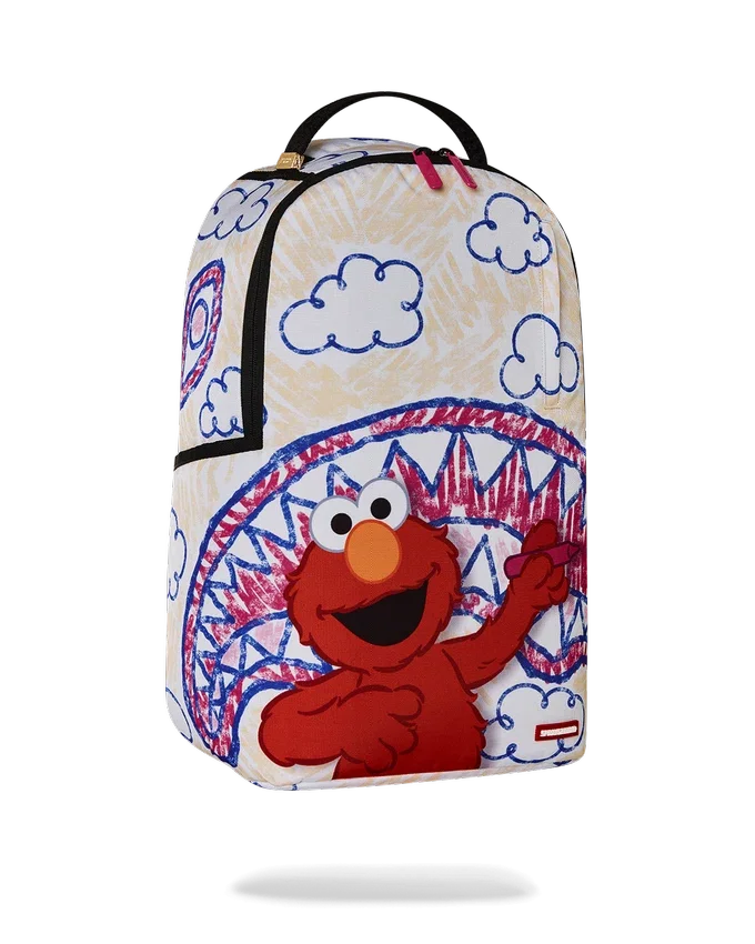 Zaino "Elmo's World - Shark Sketch"