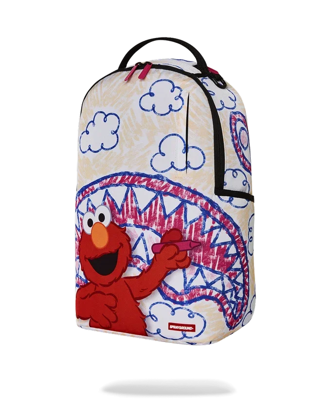 Zaino "Elmo's World - Shark Sketch"