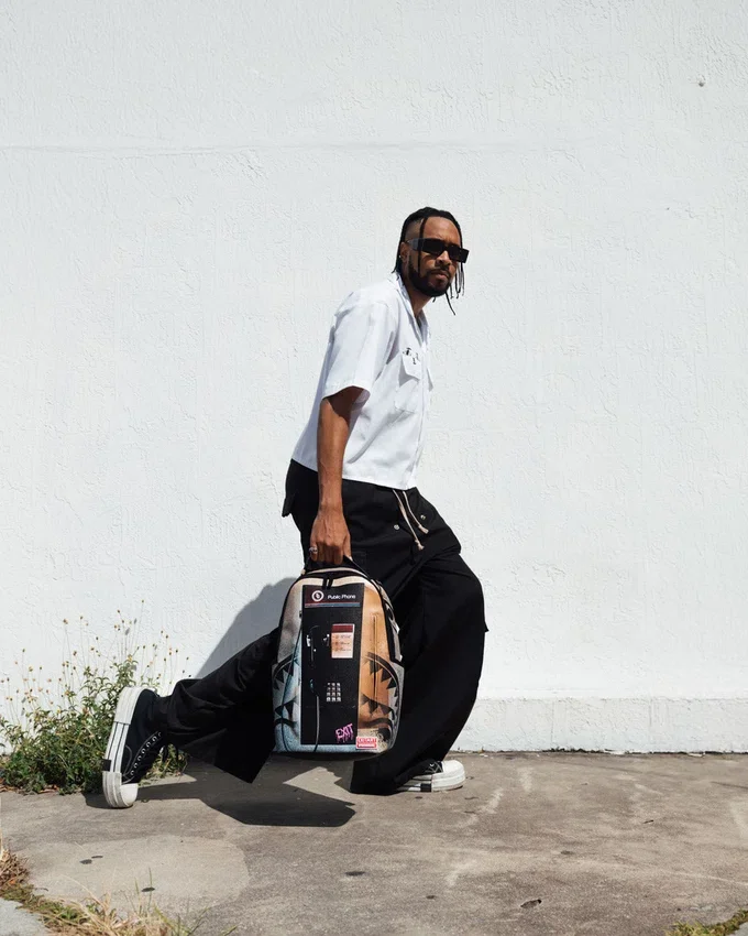 Zaino EXIT NYC con motivo "Payphone"