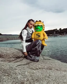 Zaino GARFIELD MONEYBEAR SUIT TEDDYBEAR