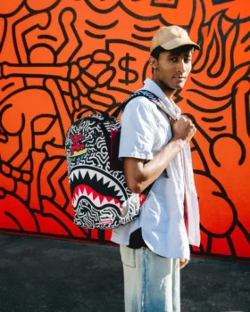 Zaino KEITH HARING SKATER SHARK DLXSR
