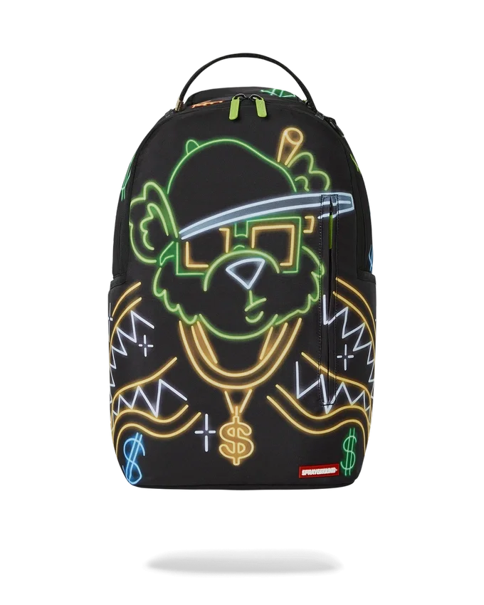 Zaino MONEY BEAR CITY LIGHTS