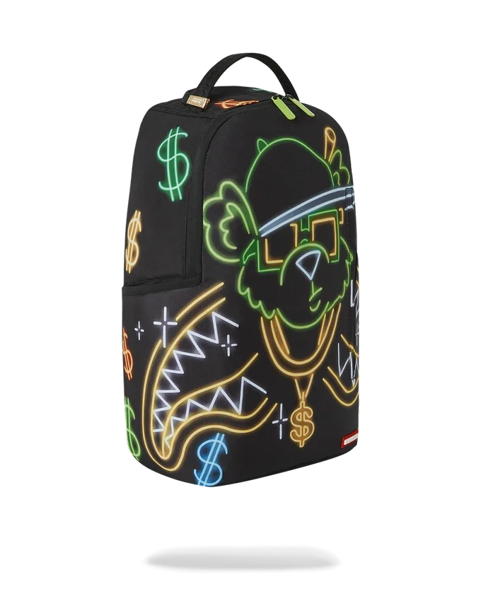 Zaino MONEY BEAR CITY LIGHTS