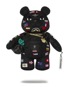 Zaino Moneybear con bandiere del mondo JAMES FIRST CLASS